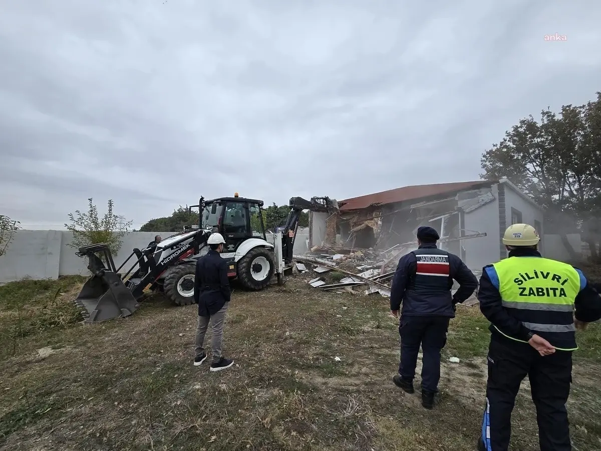 Silivri Belediyesi Kaçak Yapılarla Mücadelede İlerliyor